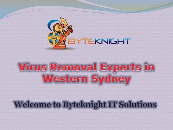 Virus Removal Experts in Western Sydney