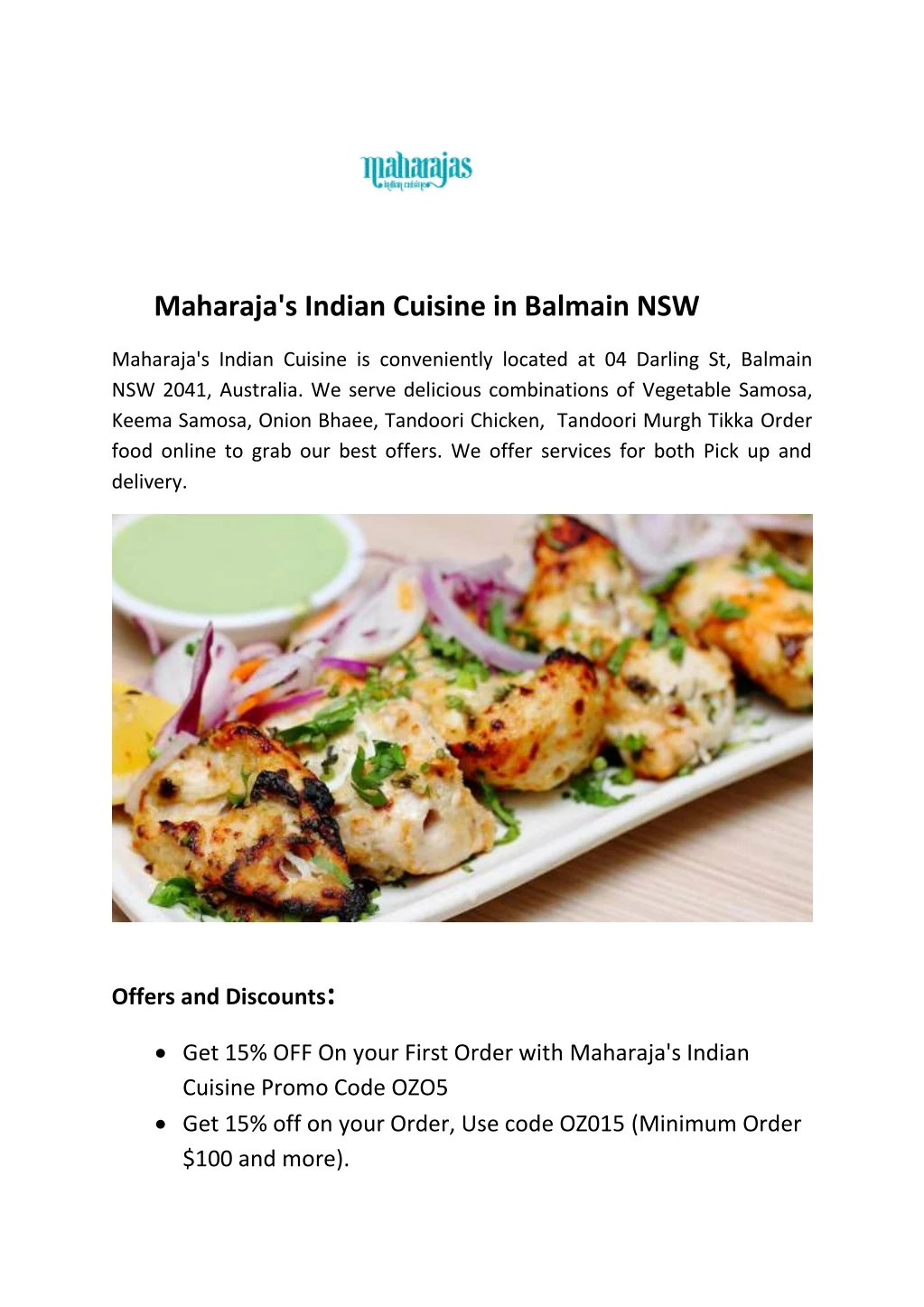 maharaja s indian cuisine in balmain nsw