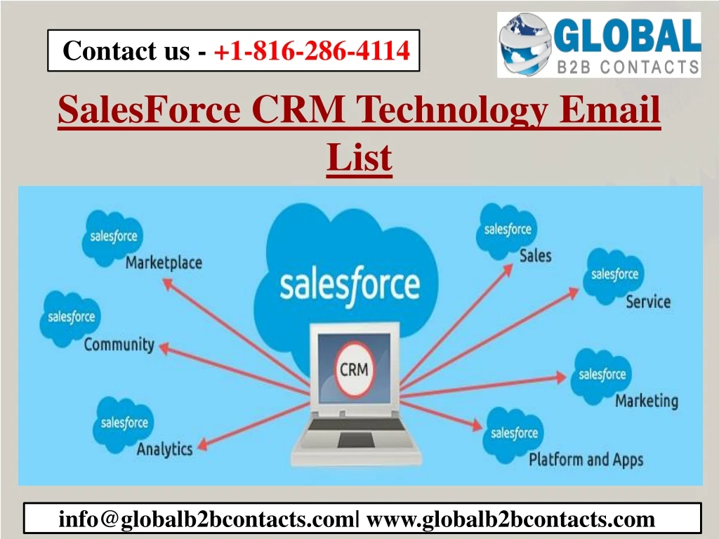 salesforce crm technology email list