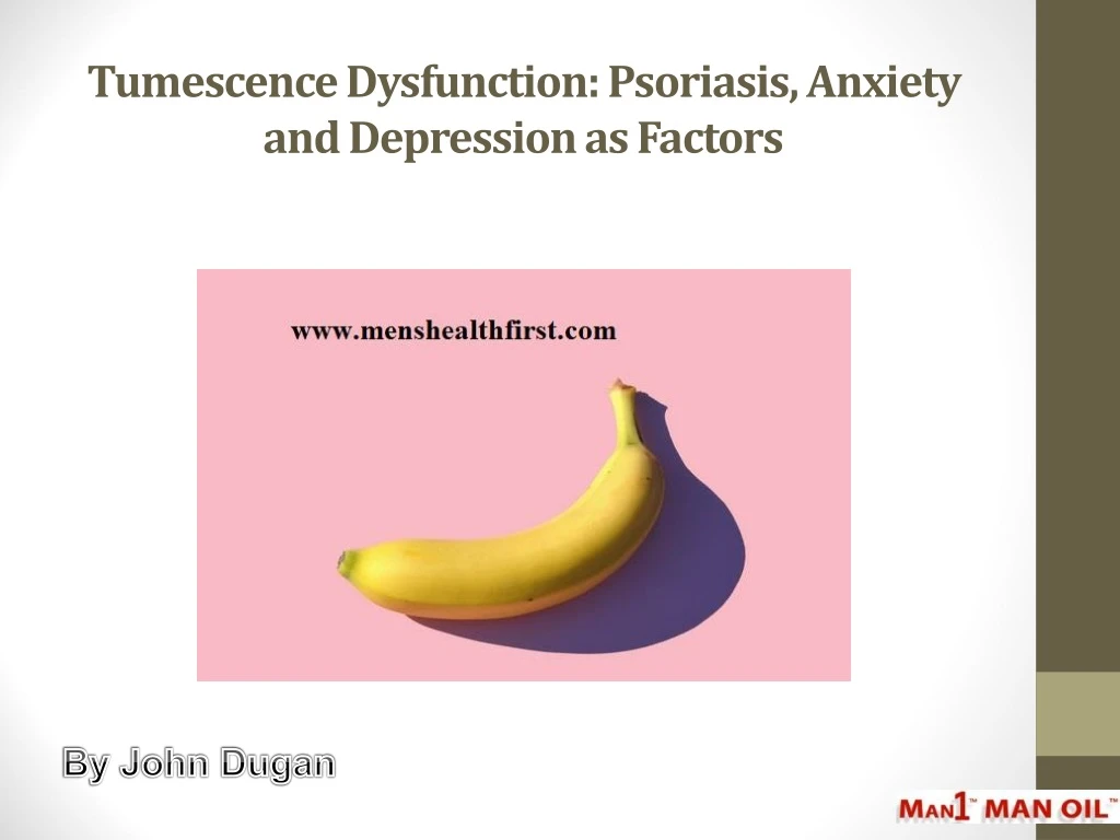 tumescence dysfunction psoriasis anxiety and depression as factors