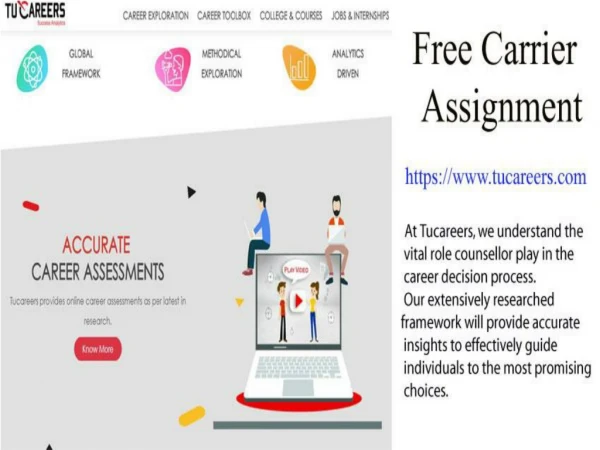 Contact Us For Free Career Assessment And Career Planning