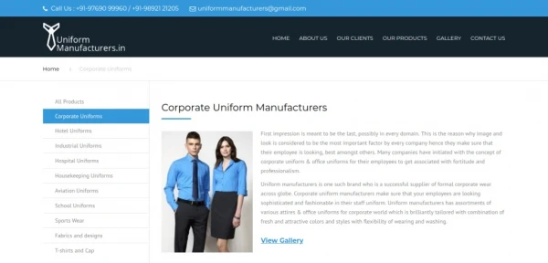 Leading Office Uniform Manufacturers in Mumbai