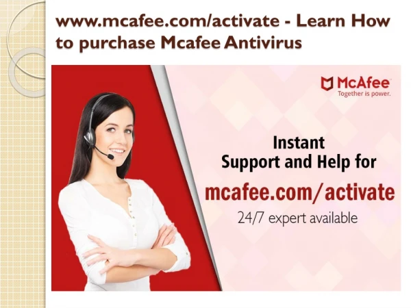 www.mcafee.com/activate - Learn How to purchase Mcafee Antivirus