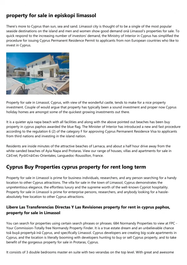 property in larnaca cyprus - 6000 Properties