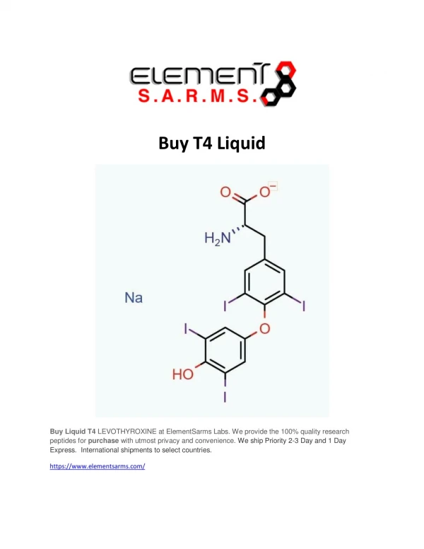 Buy T4 Liquid