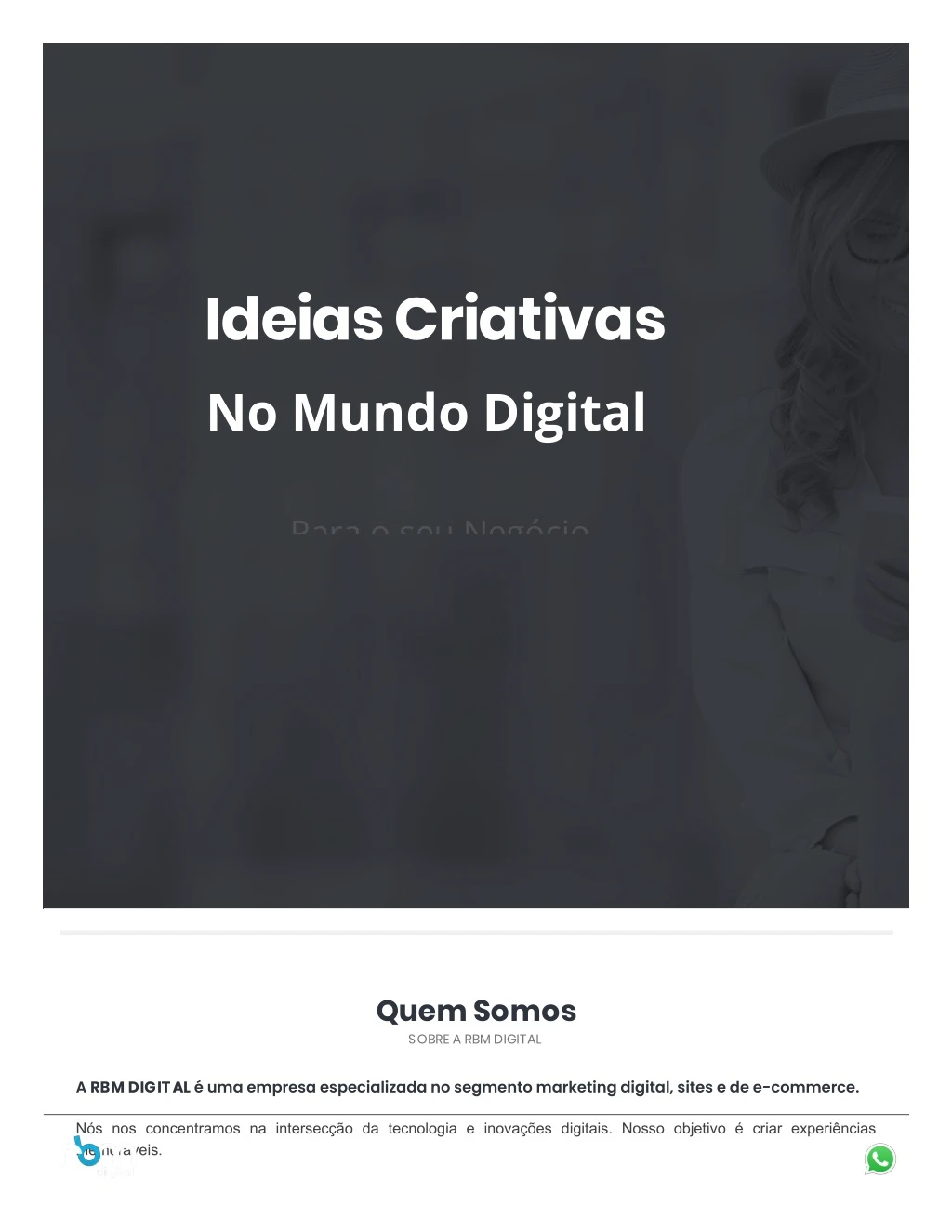 ideias criativas no mundo digital