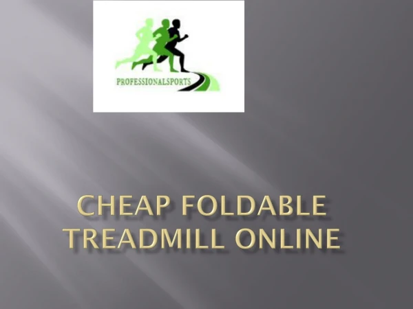 Cheap Foldable Treadmill
