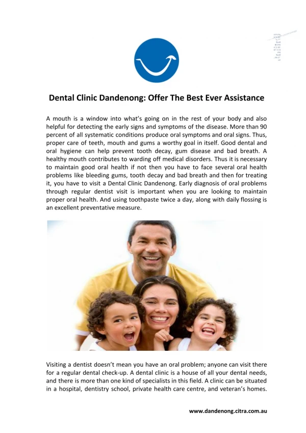 Dental Clinic Dandenong: Offer The Best Ever Assistance