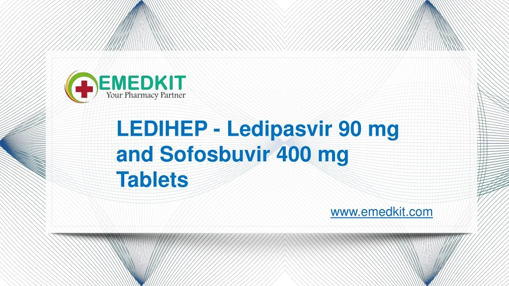 ledihep ledipasvir 90 mg and sofosbuvir