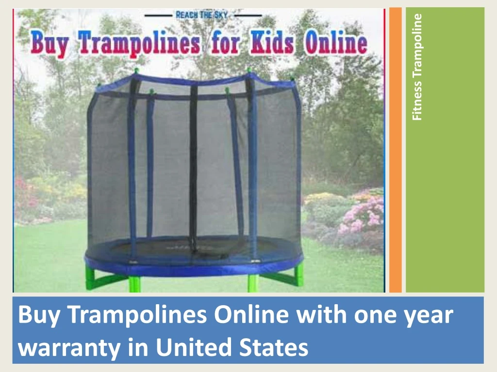buy trampolines online with one year warranty
