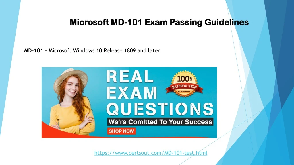 microsoft md 101 exam passing guidelines