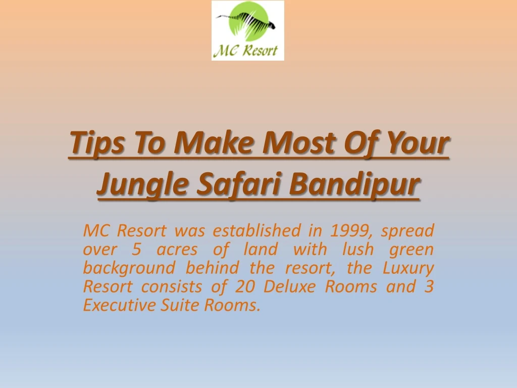 tips to make most of your jungle safari bandipur