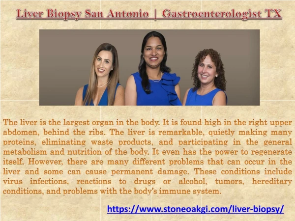 Liver Biopsy San Antonio | Gastroenterologist TX