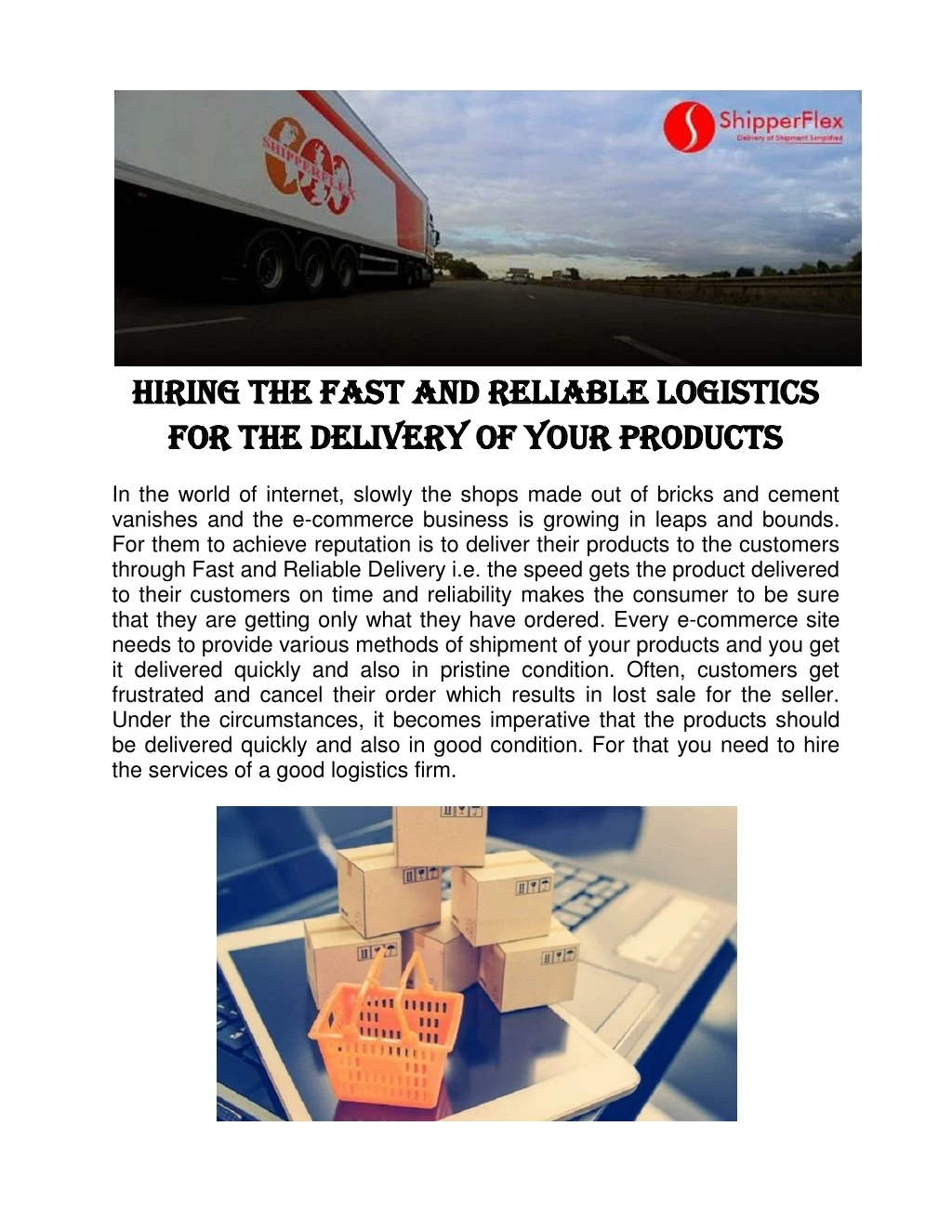 hiring the fast and reliable logistics hiring