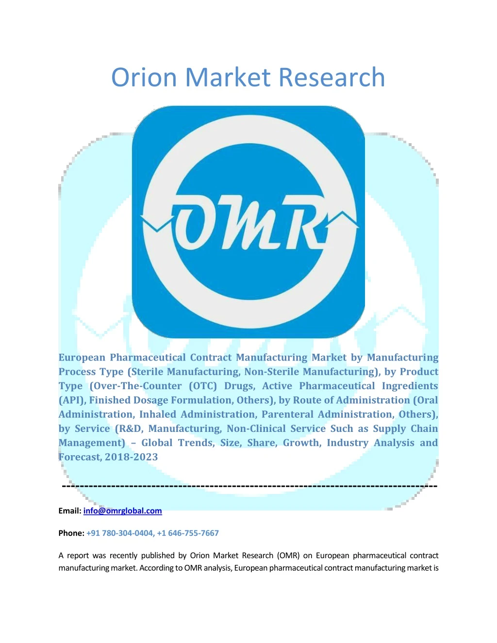 orion market research