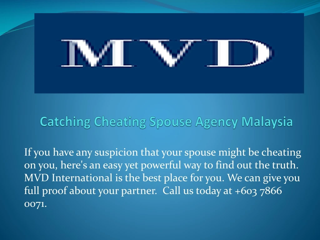 catching cheating spouse agency malaysia