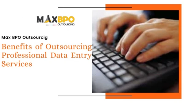 Outsourcing Professional Data Entry Services
