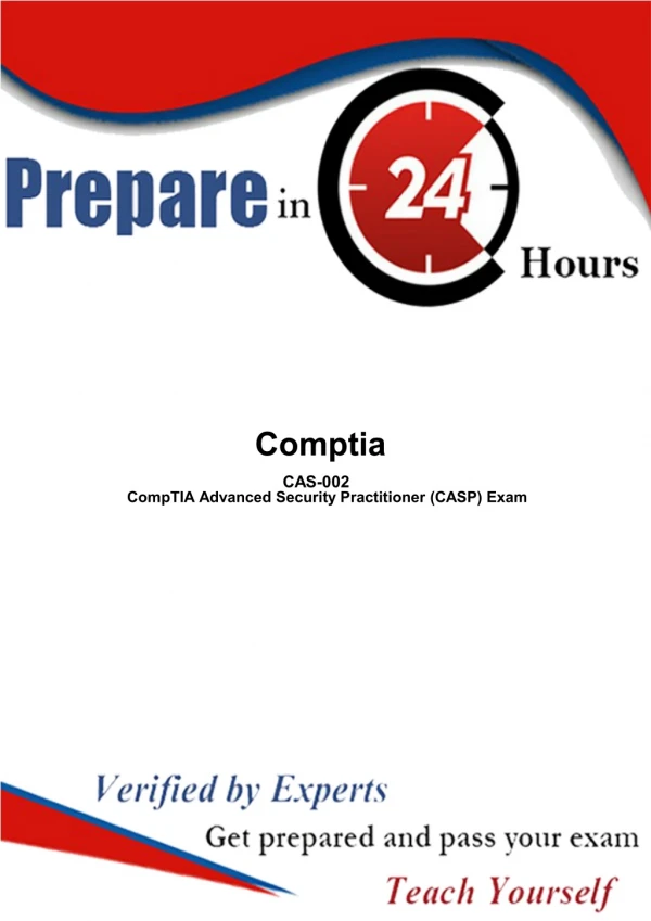 Actual Free Exam Dumps for CAS-002 CompTIA Test | Exam4Help