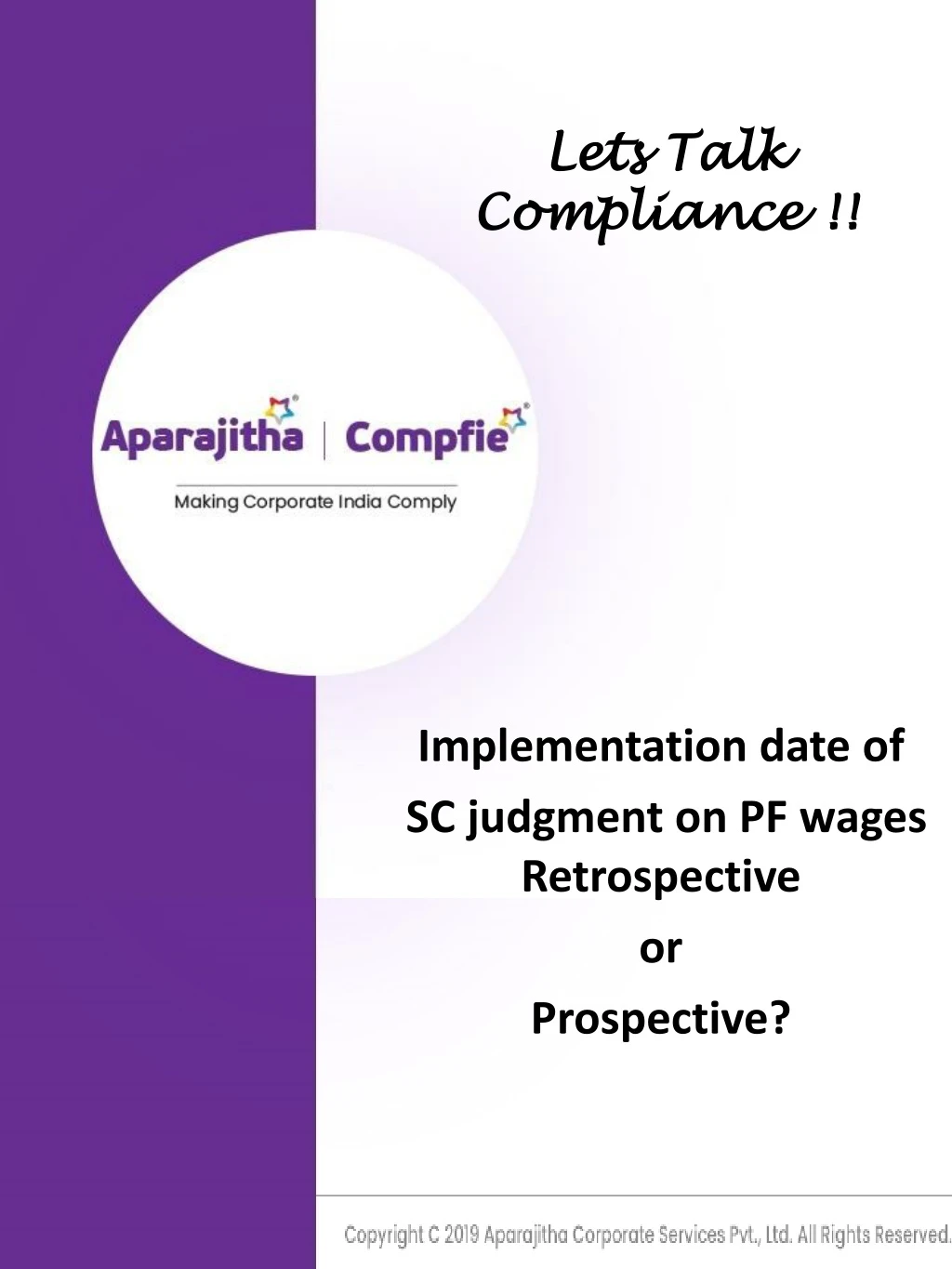 lets talk lets talk compliance compliance