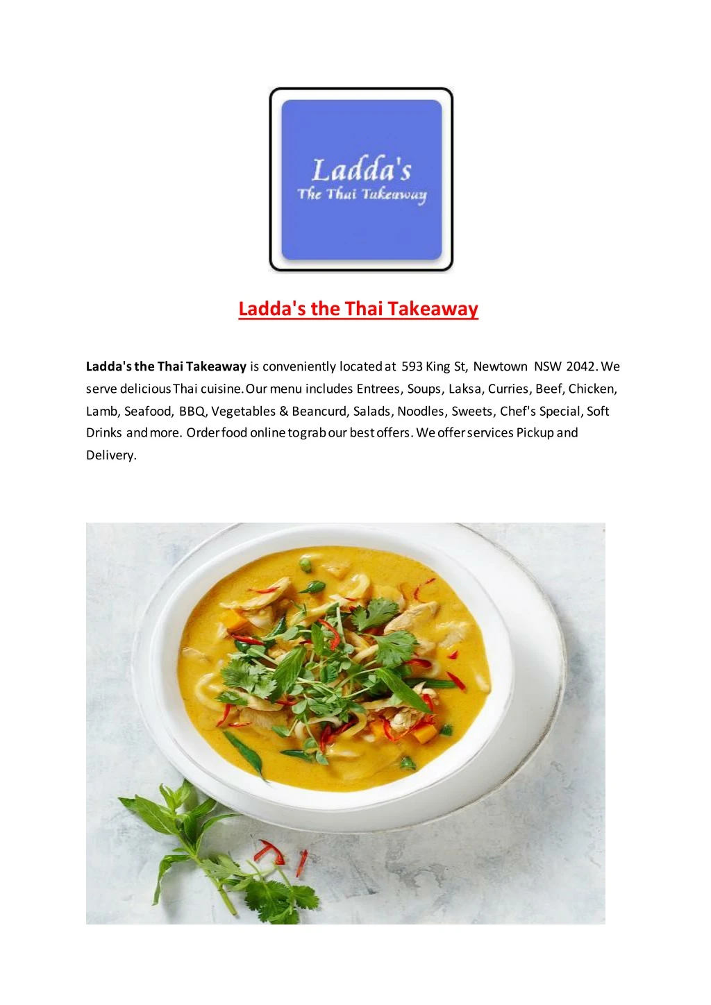 ladda s the thai takeaway