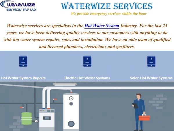 Hot Water Leak Repair | Waterwize Services
