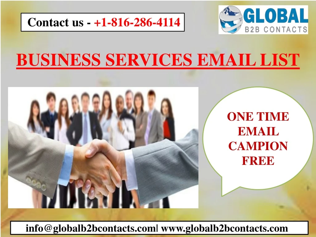 business services email list