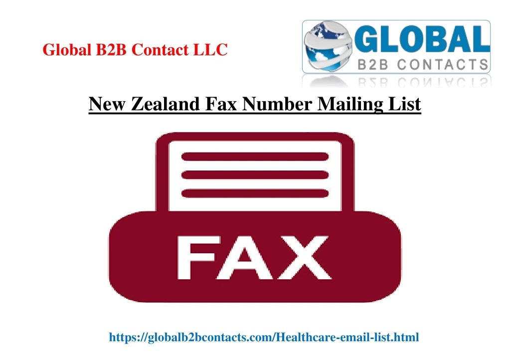 new zealand fax number mailing list