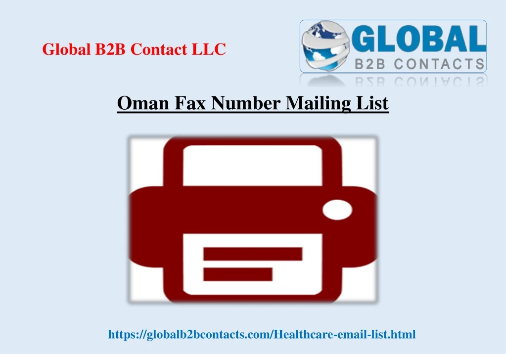 oman fax number mailing list