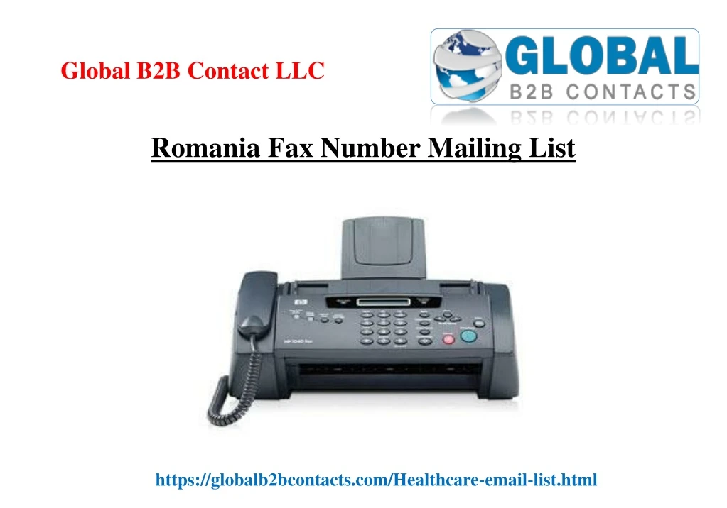 romania fax number mailing list