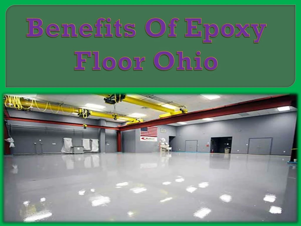 benefits of epoxy floor ohio