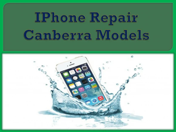 IPhone Repair Canberra Models