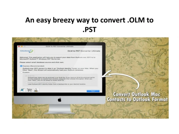 Olm to pst converter