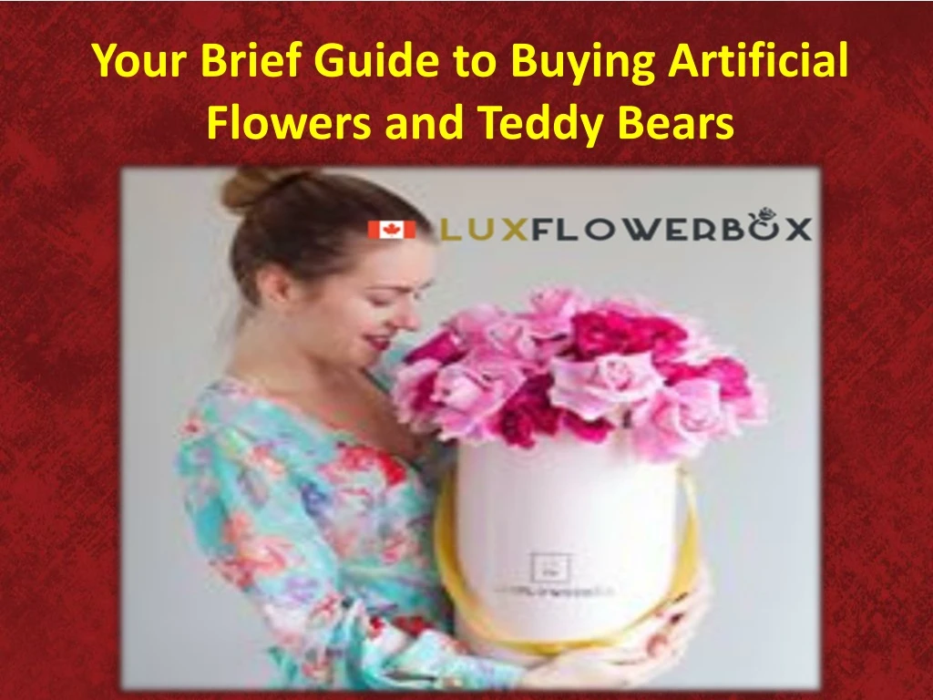 your brief guide to buying artificial flowers