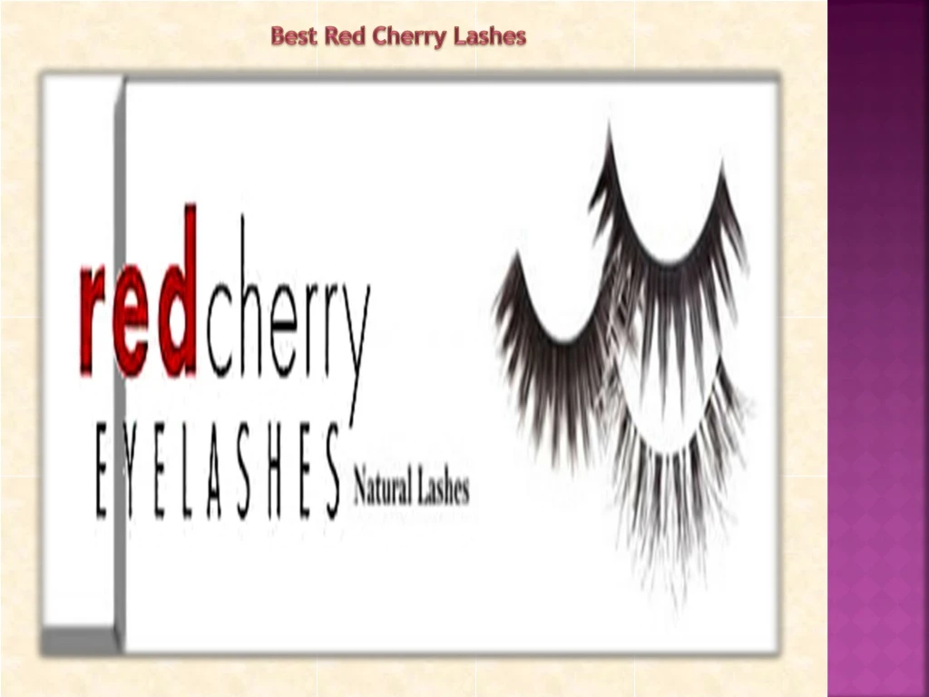 best red cherry lashes