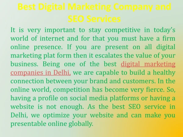 Digital Marketing Agency | Best Digital Marketing Agency in Delhi/India