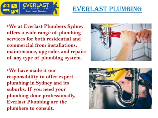 Plumber Claymore | Everlast Plumbing