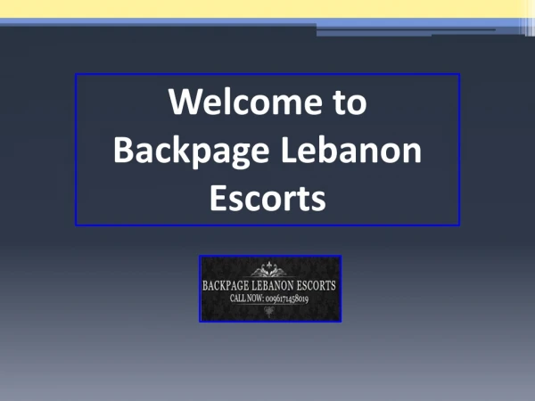 Choose Independent Lebanon Services at Your Door Step