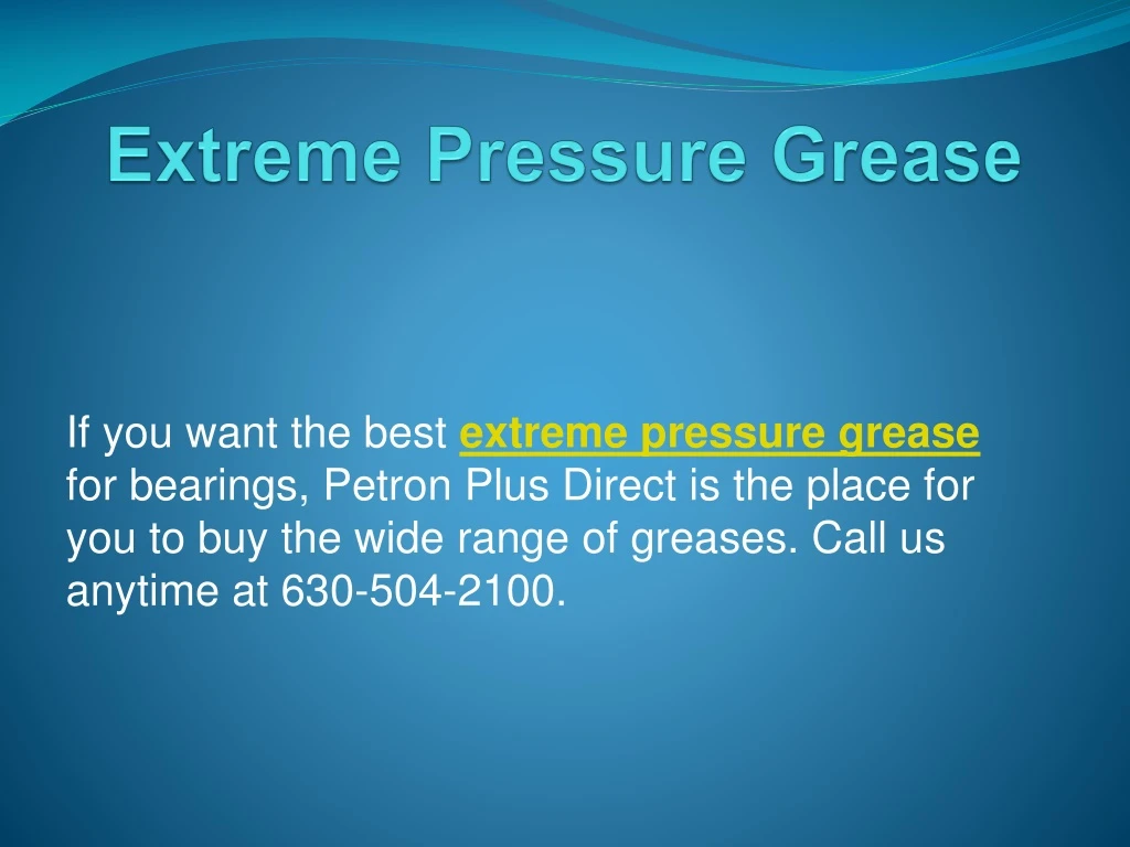 extreme pressure grease