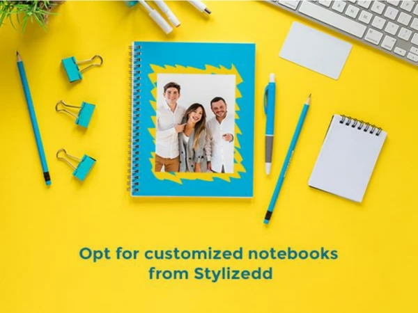 Opt for customized notebooks from stylizedd