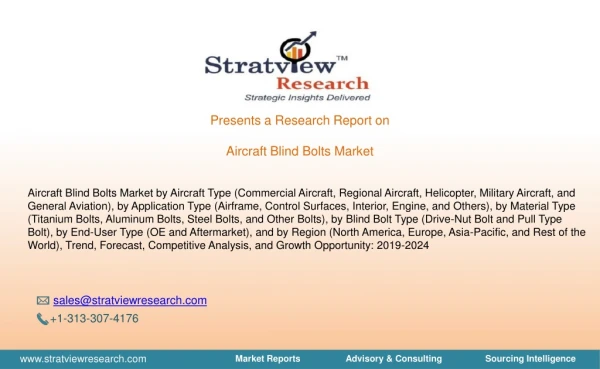 Aircraft Blind Bolts Market | Trends & Forecast