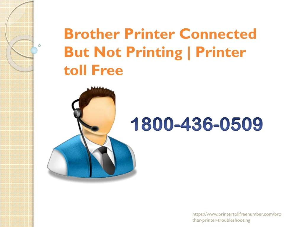 brother printer connected but not printing