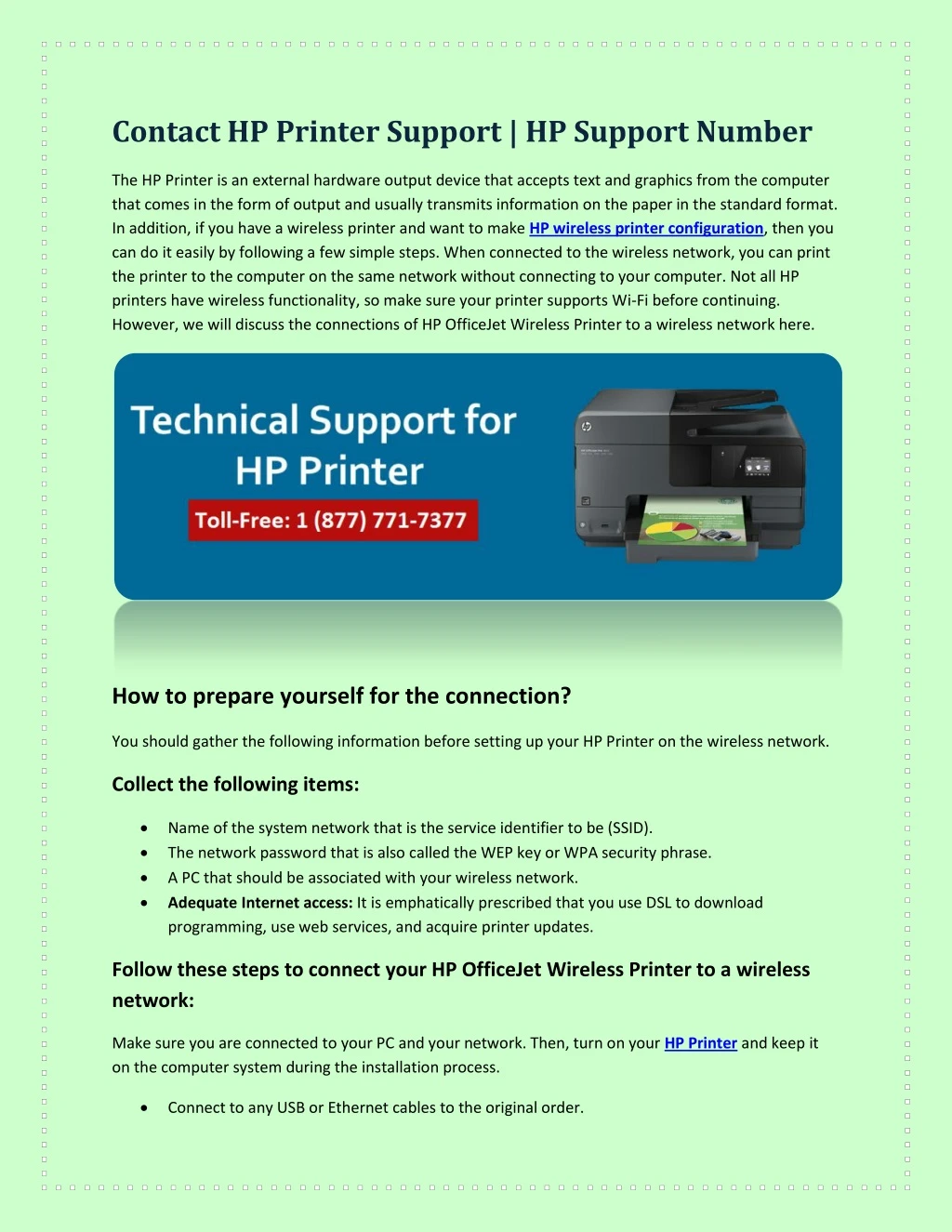 contact hp printer support hp support number