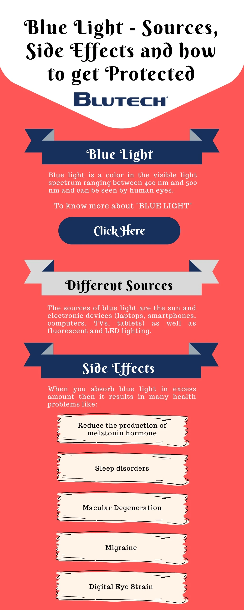 blue light sources side effects