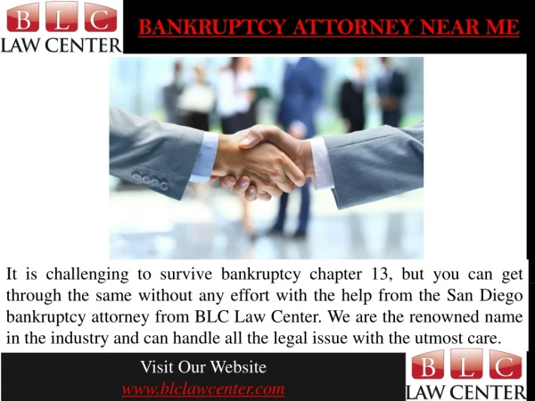 Bankruptcy Attorney Near Me