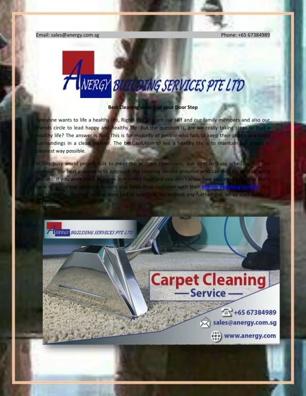 Best Cleaning service at your Door Step