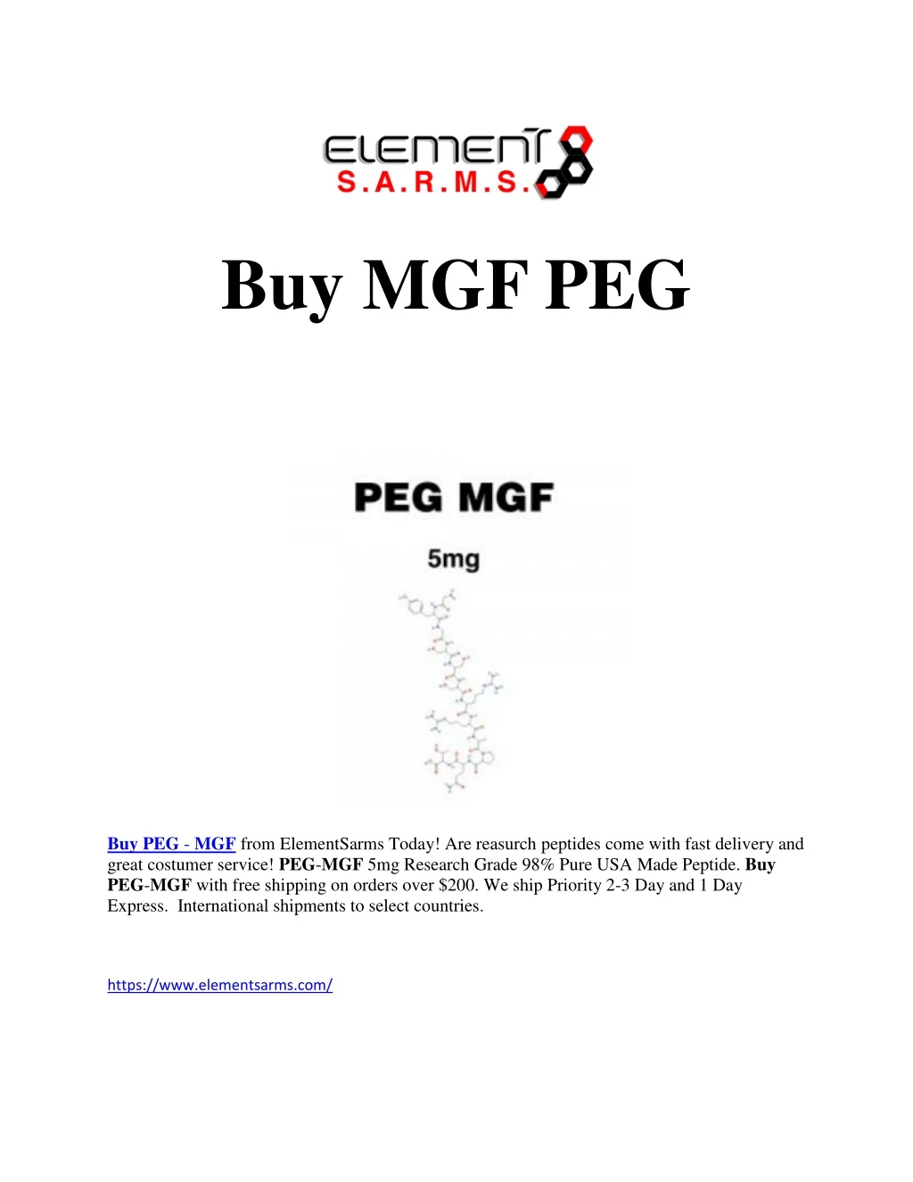 buy mgf peg