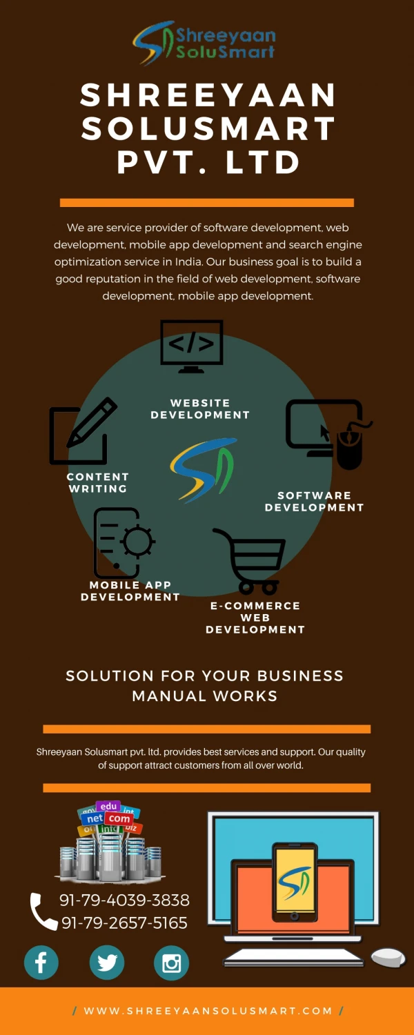 Absolute Website Development Service at Shreeyaan Solusmart