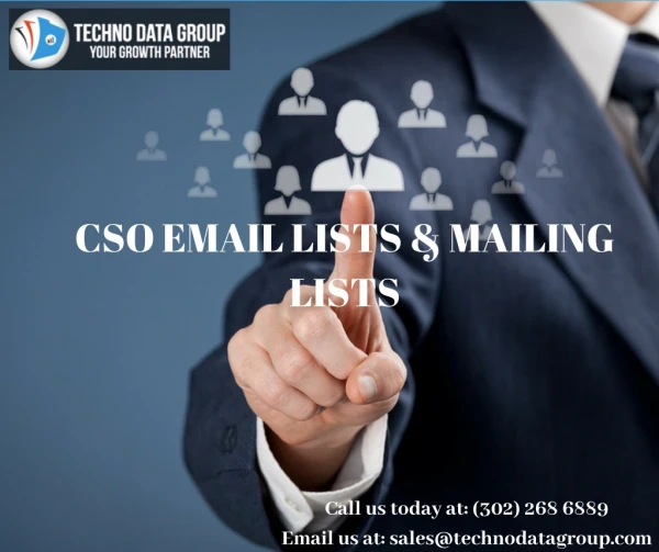 CSO Email Lists & Mailing Lists | Chief Security Officer Email Lists | CSO Email Database in USA