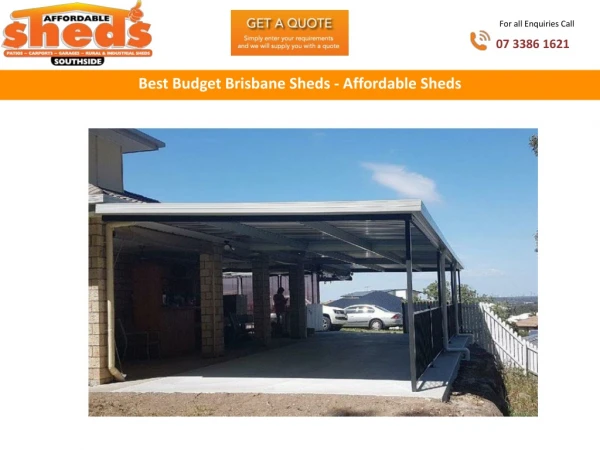 Best Budget Brisbane Sheds - Affordable Sheds
