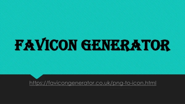 Favicon generator